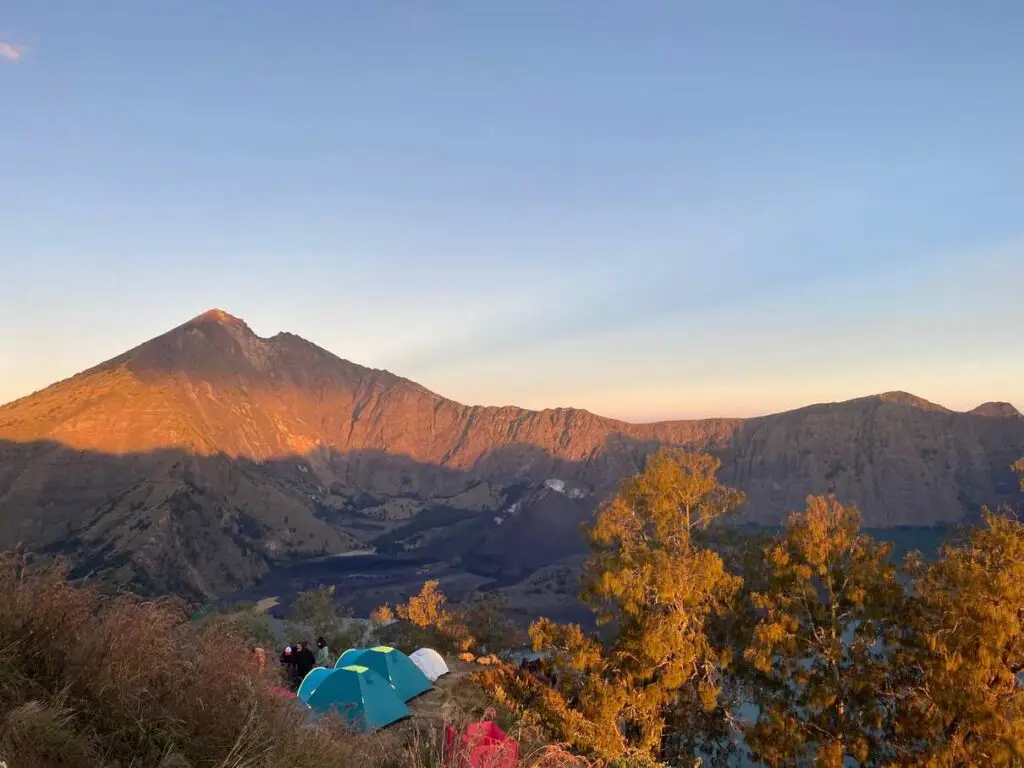 Sunrise at Senaru Crater Rim